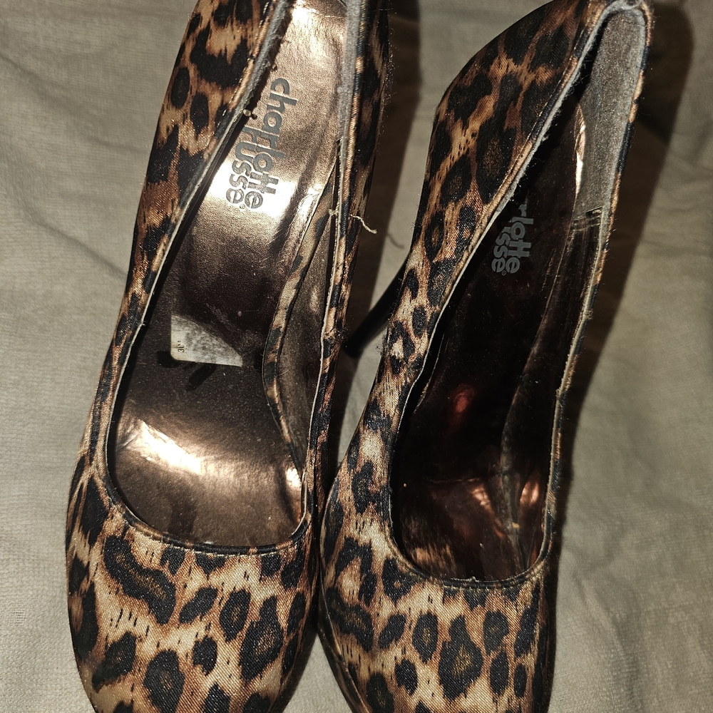 Charlotte Russe Leopard Print Women's Heels